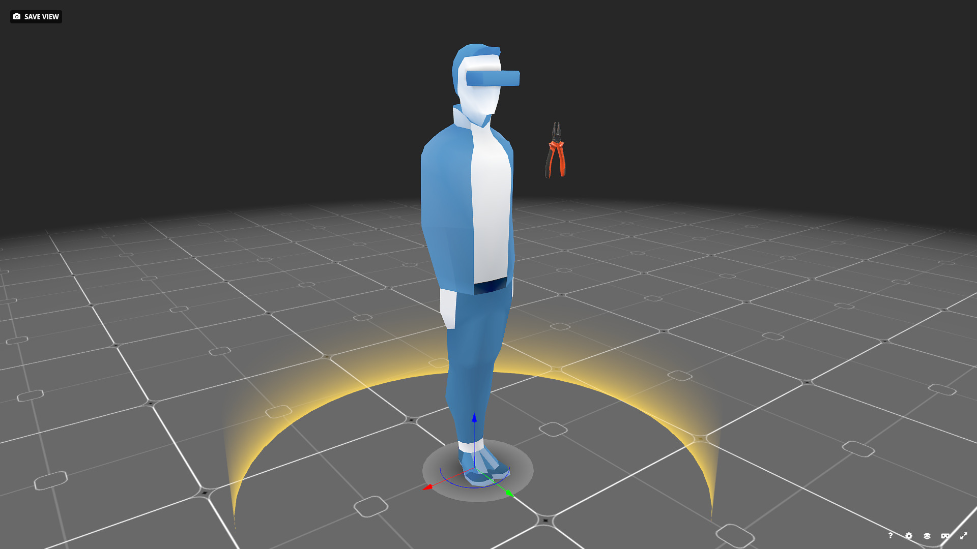 Pliers 3D Model - Game Ready Low-poly 3D model_3