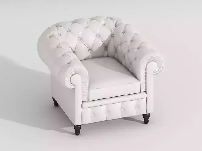 Neoclassical sofa 3D print model