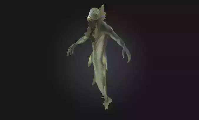 Serpent Shade Mysterious Snake Creature Model  3D model