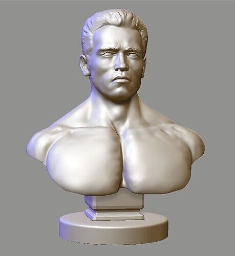Arnold Schwarzenegger 3D print model