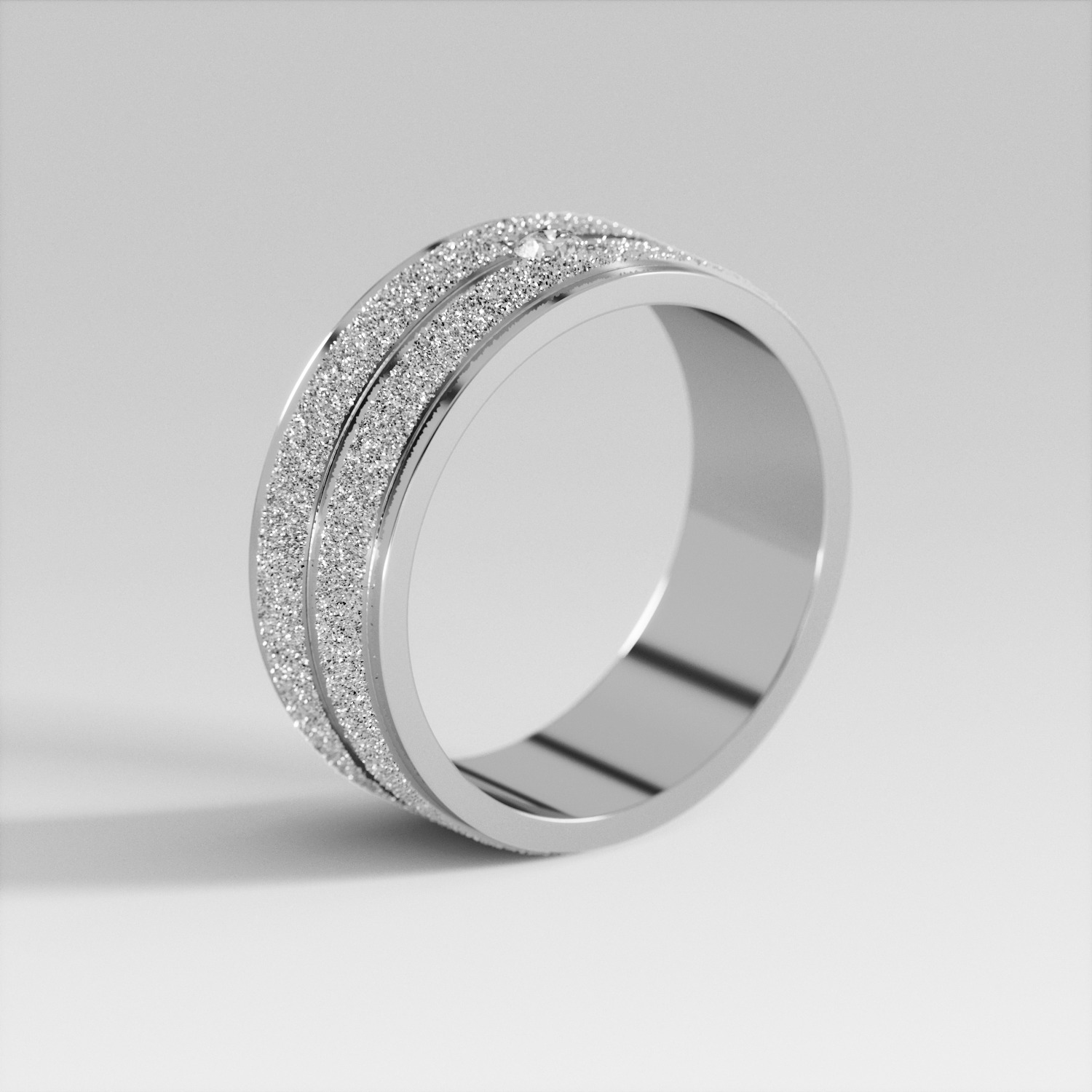 Fashion Jewelry Ring gem 3D print model_5