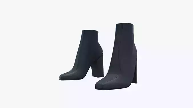 High Heels Boots SXS 78 Low-poly 3D model