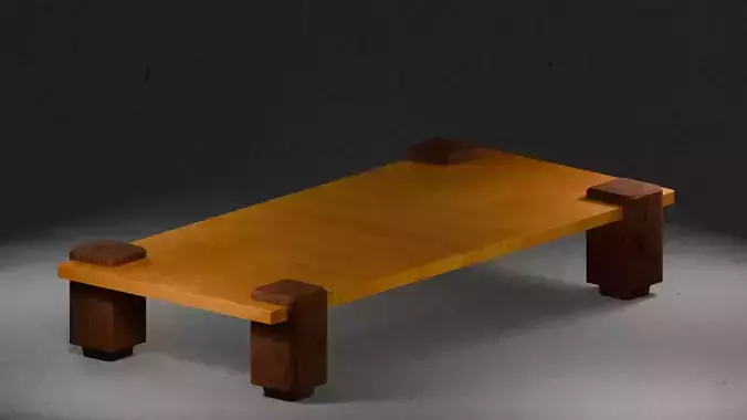 Wooden Table low