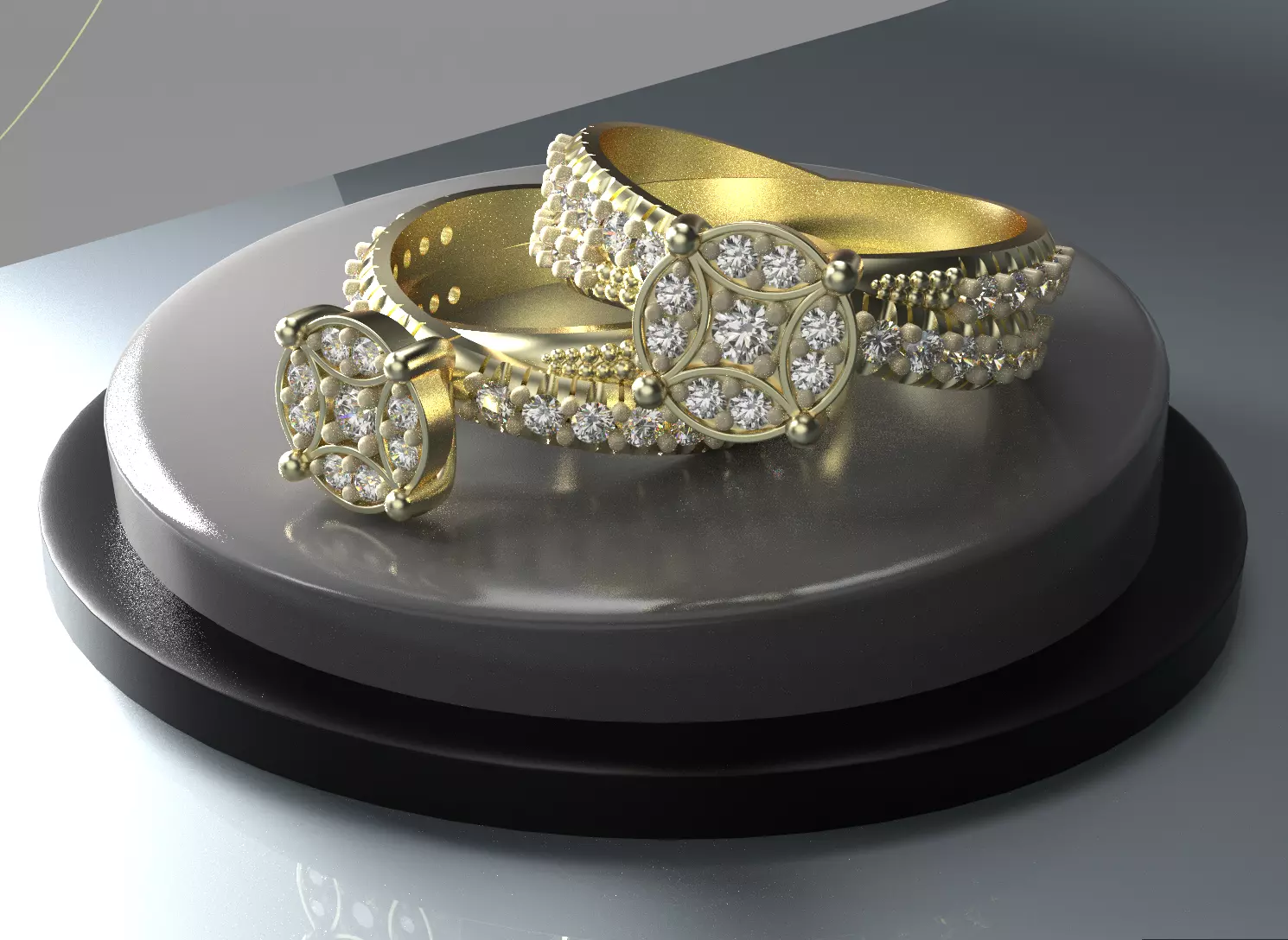 Diamond Ring Free 3D print model