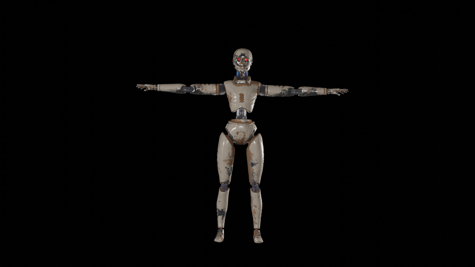 Robot and Zombie Character Pack Low-poly 3D model_3