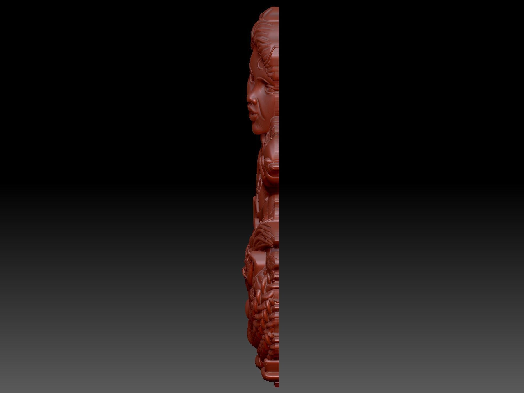 Woman 3D print model_1