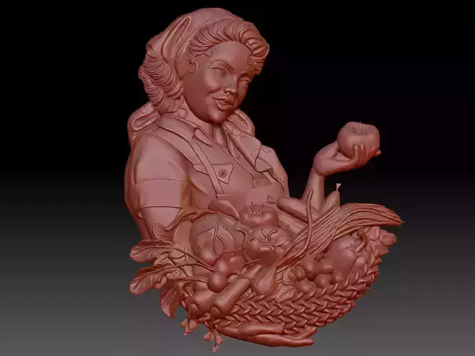 Woman 3D print model