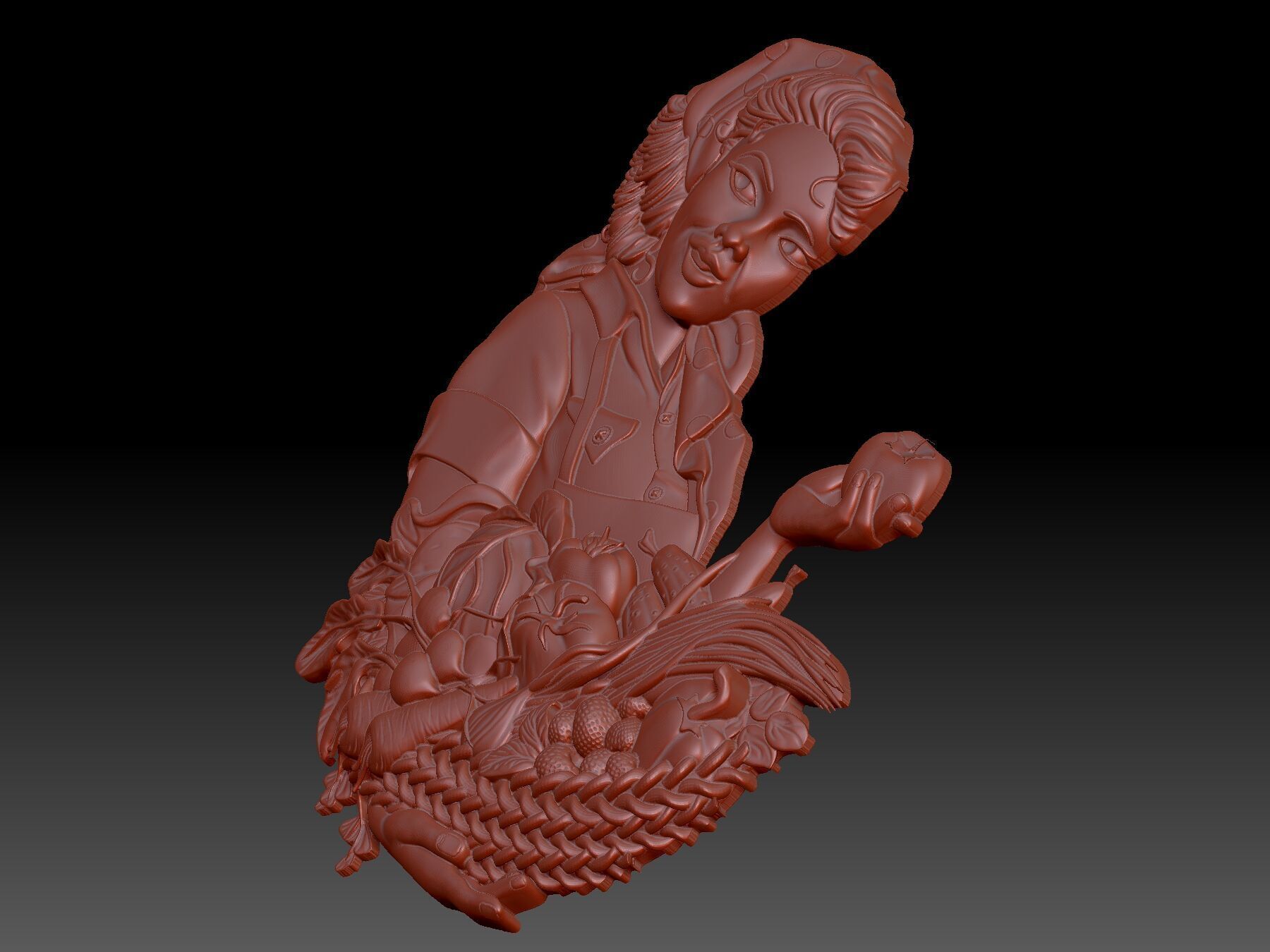 Woman 3D print model_4