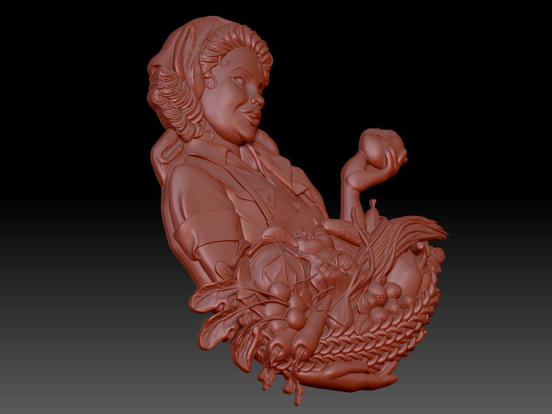 Woman 3D print model_3
