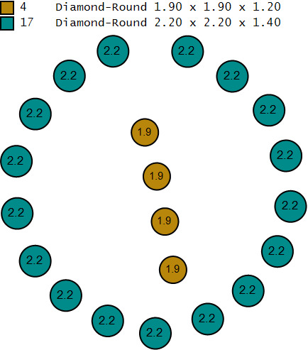 PARROT GOLD PENDANT  3D print model_7