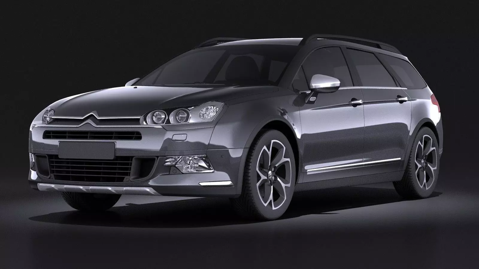 Citroen C5 CrossTourer 2014 VRAY 3D model_0
