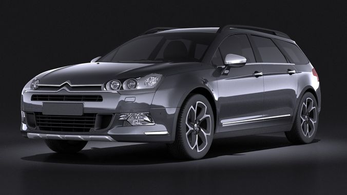 Citroen C5 CrossTourer 2014 VRAY 3D model