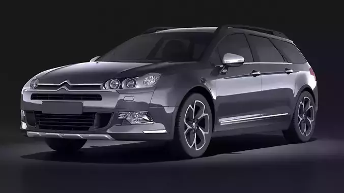 Citroen C5 CrossTourer 2014 VRAY 3D model