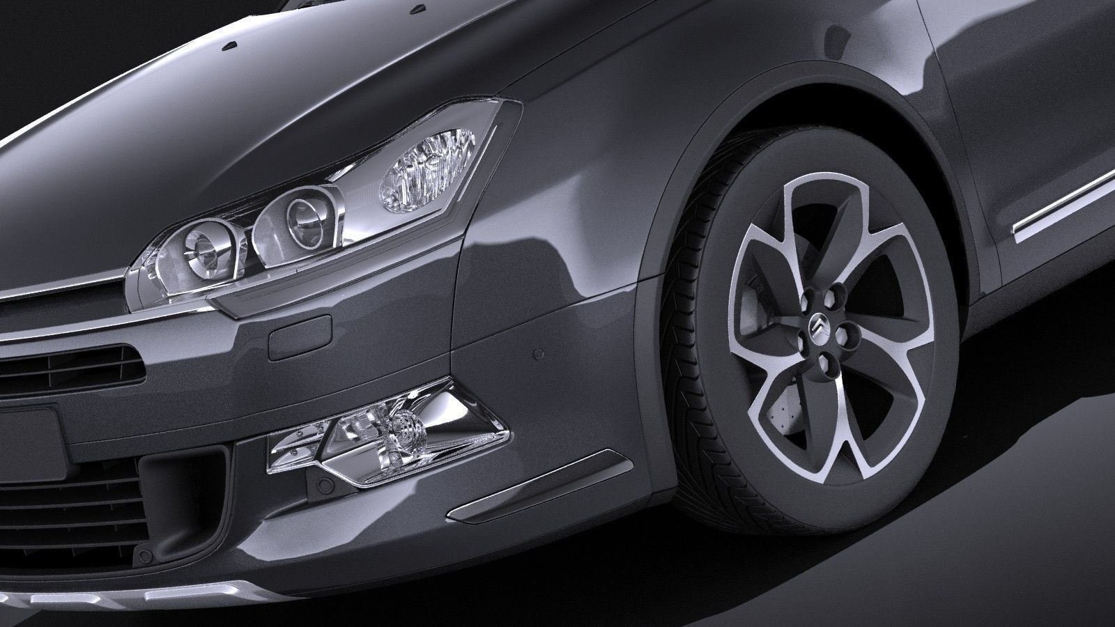 Citroen C5 CrossTourer 2014 VRAY 3D model_2