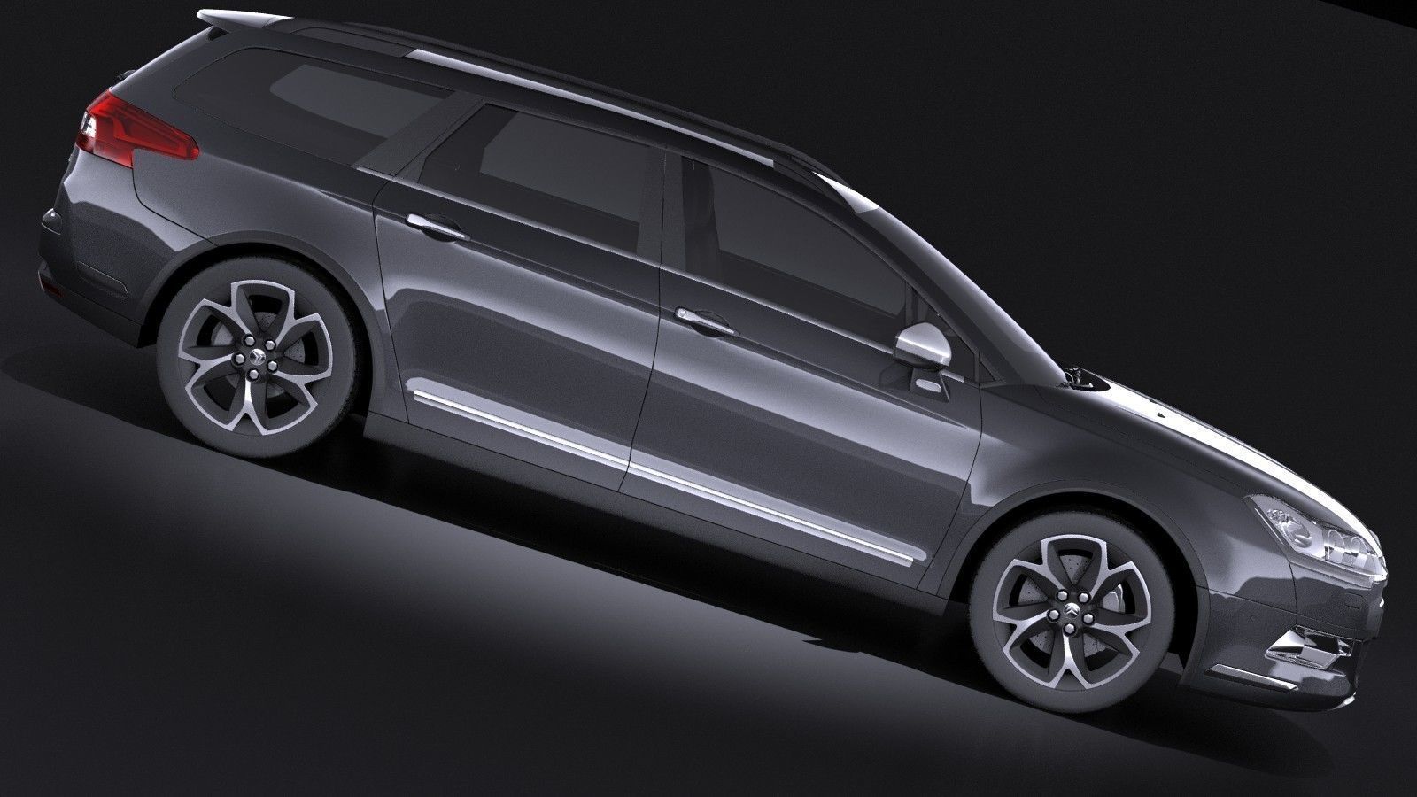 Citroen C5 CrossTourer 2014 VRAY 3D model_7