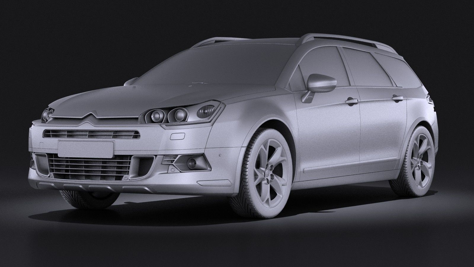 Citroen C5 CrossTourer 2014 VRAY 3D model_8