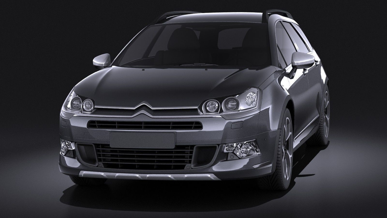 Citroen C5 CrossTourer 2014 VRAY 3D model_1