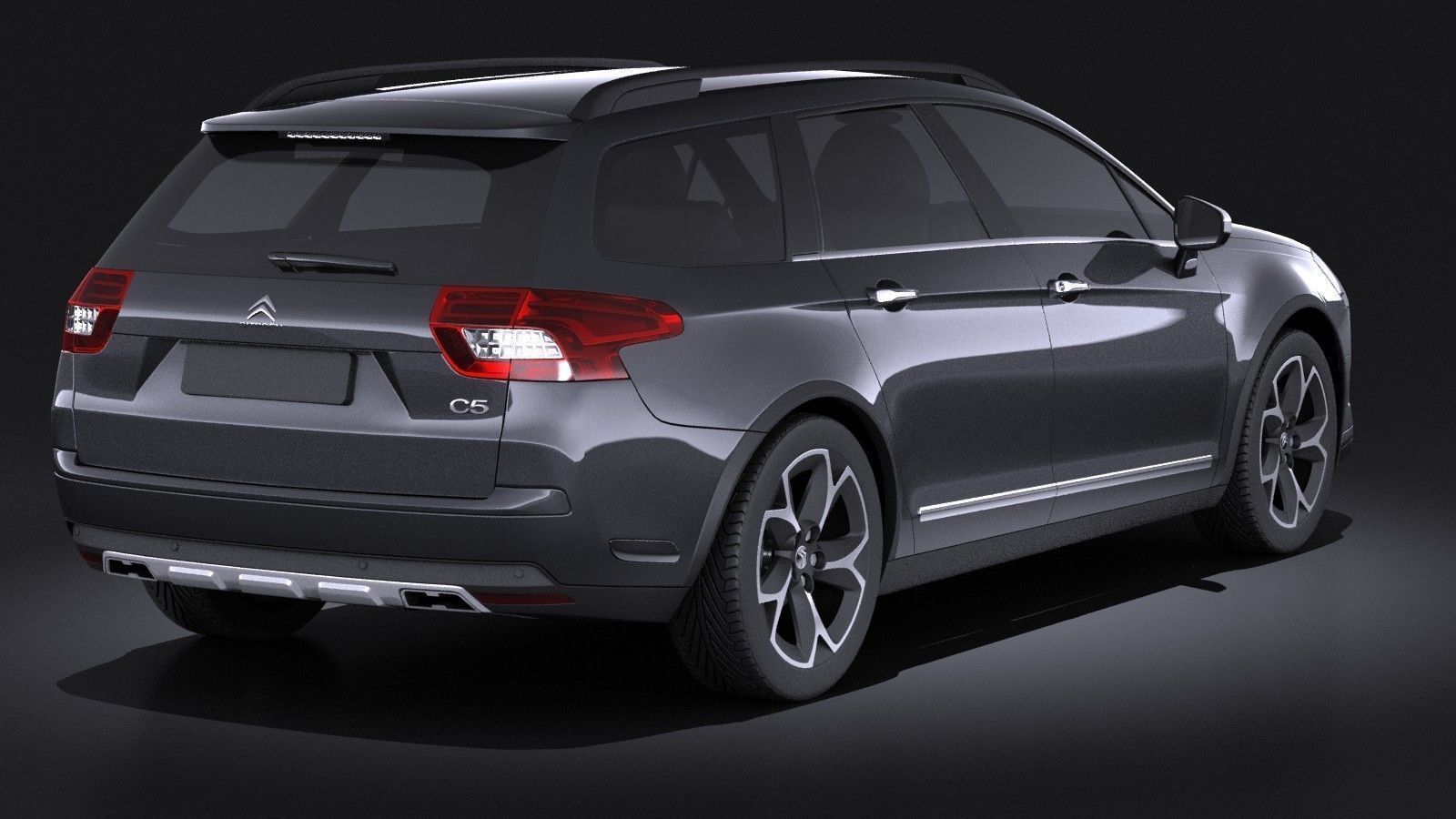 Citroen C5 CrossTourer 2014 VRAY 3D model_5