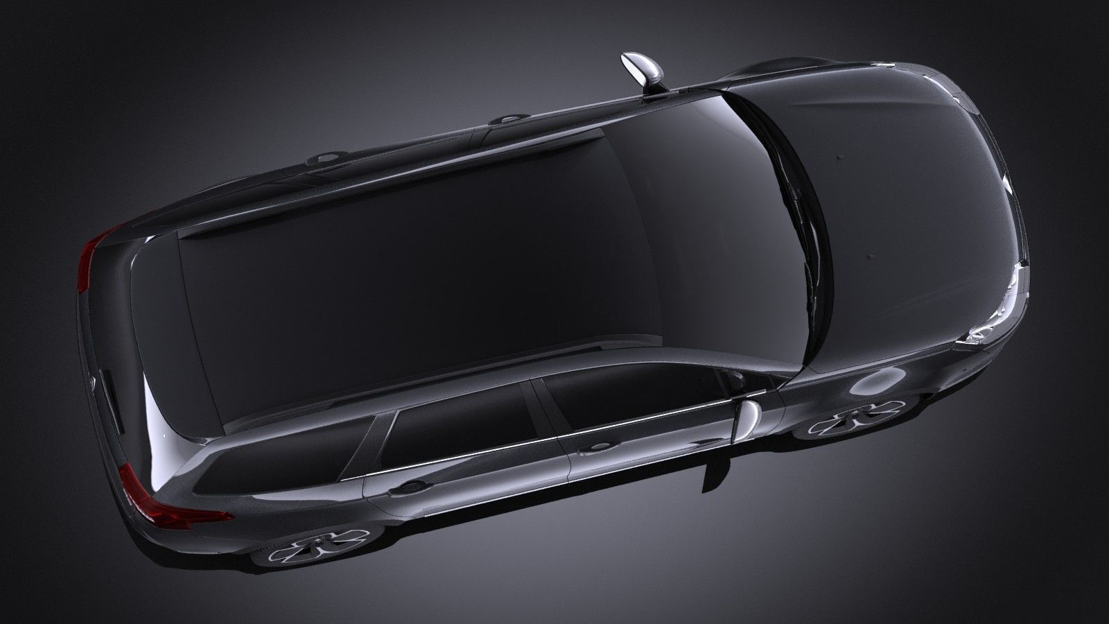 Citroen C5 CrossTourer 2014 VRAY 3D model_6
