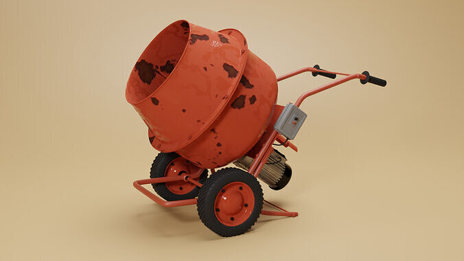 Concrete Mixer 3D model