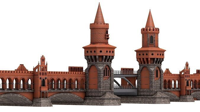 Oberbaum Bridge 3D model