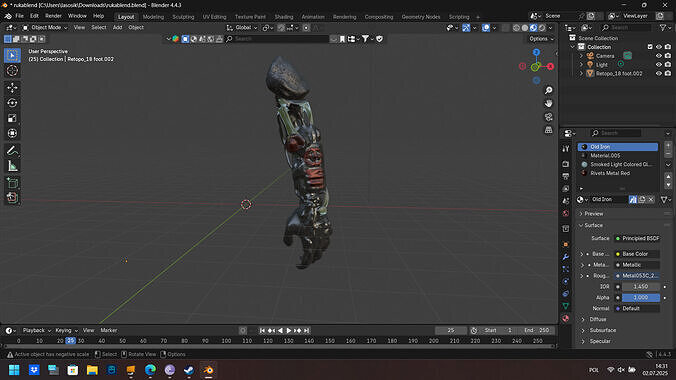 Cybernetic Arm Prototype 3D model