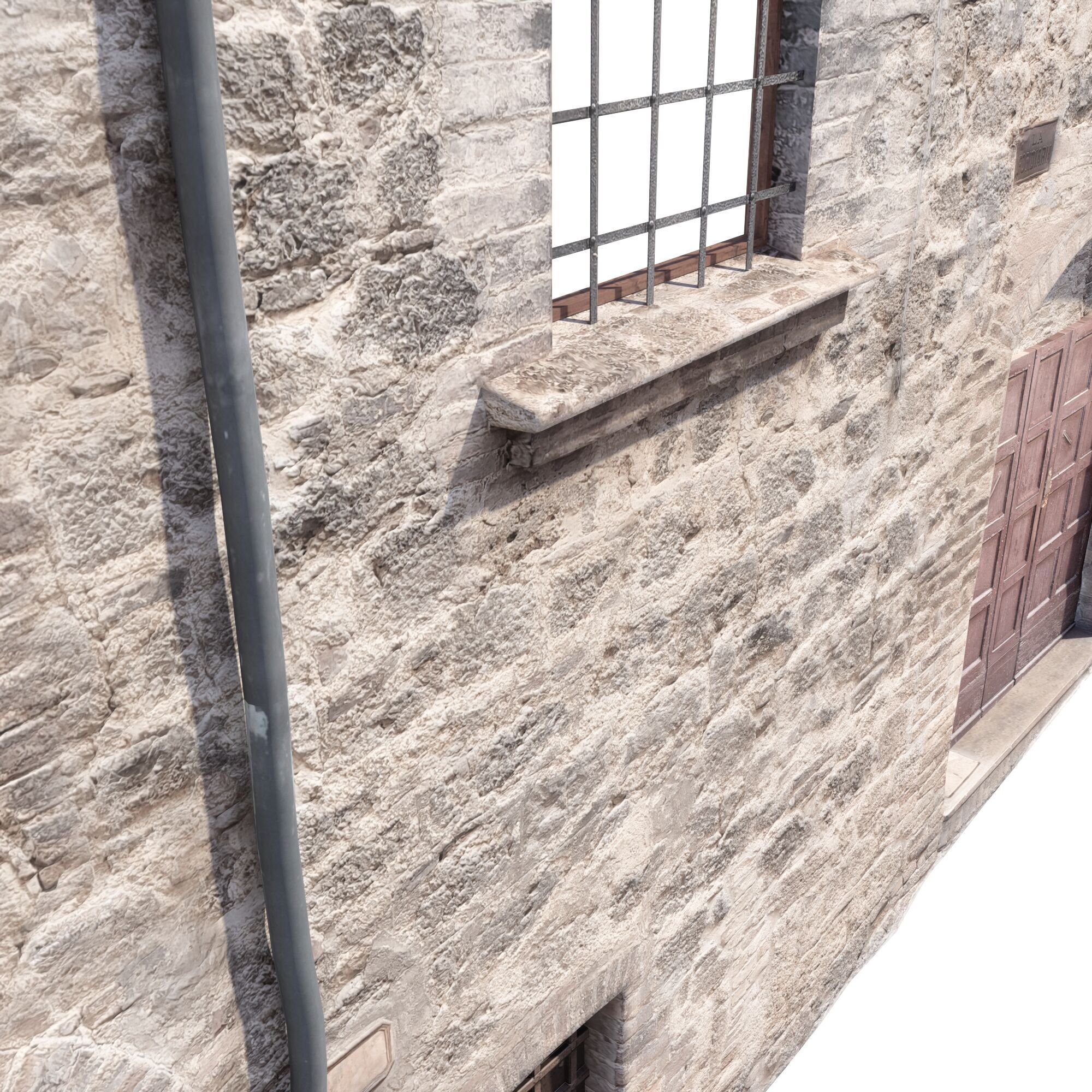 3D Scanned Italian Facade 004 3D model_2