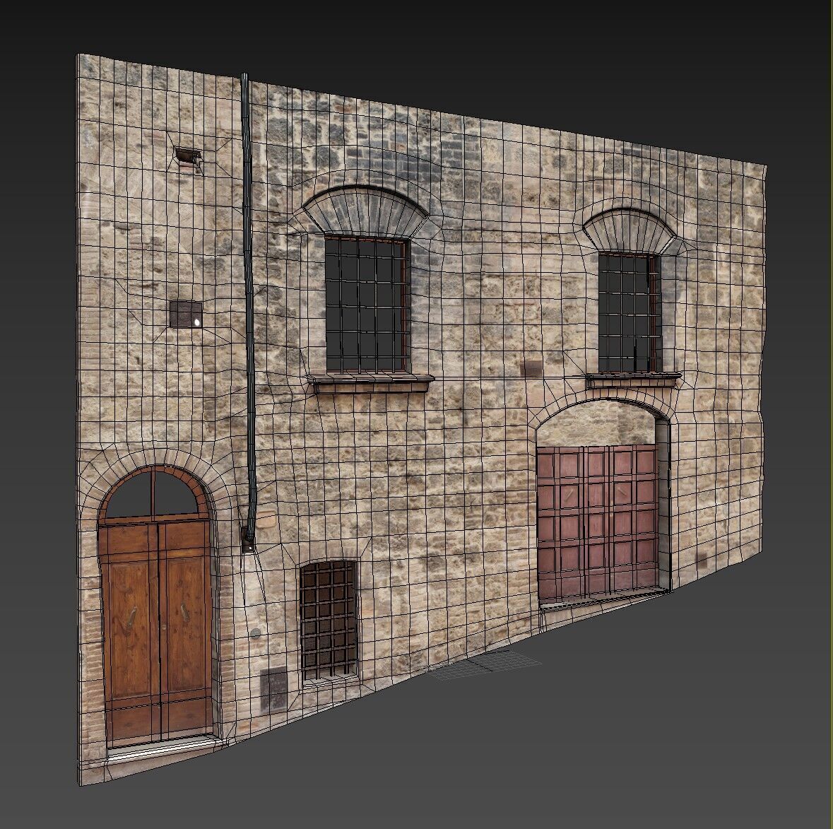 3D Scanned Italian Facade 004 3D model_7