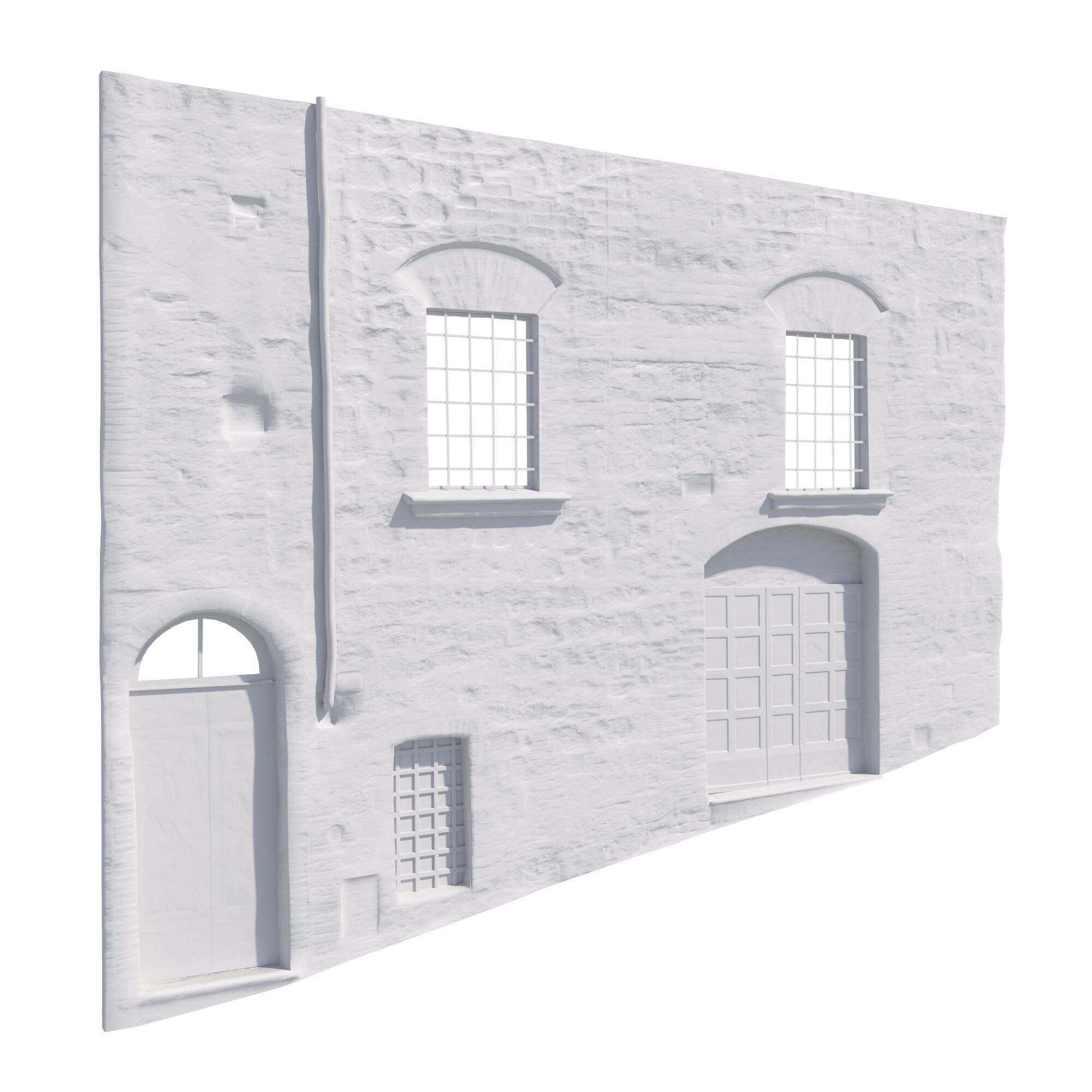 3D Scanned Italian Facade 004 3D model_1