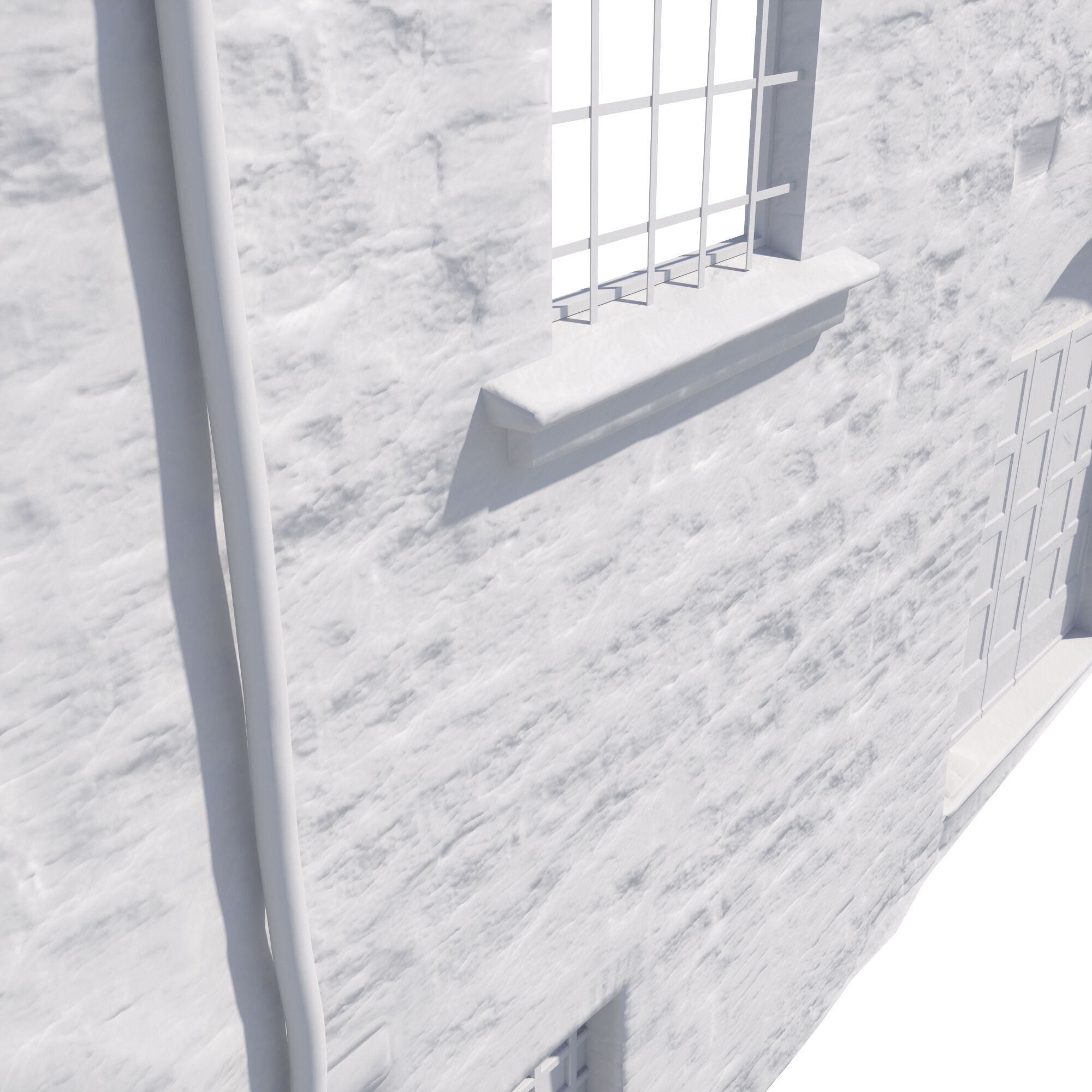 3D Scanned Italian Facade 004 3D model_3