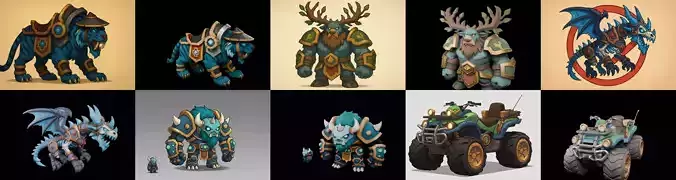 MountWorld bundle 67 pack 100 glb