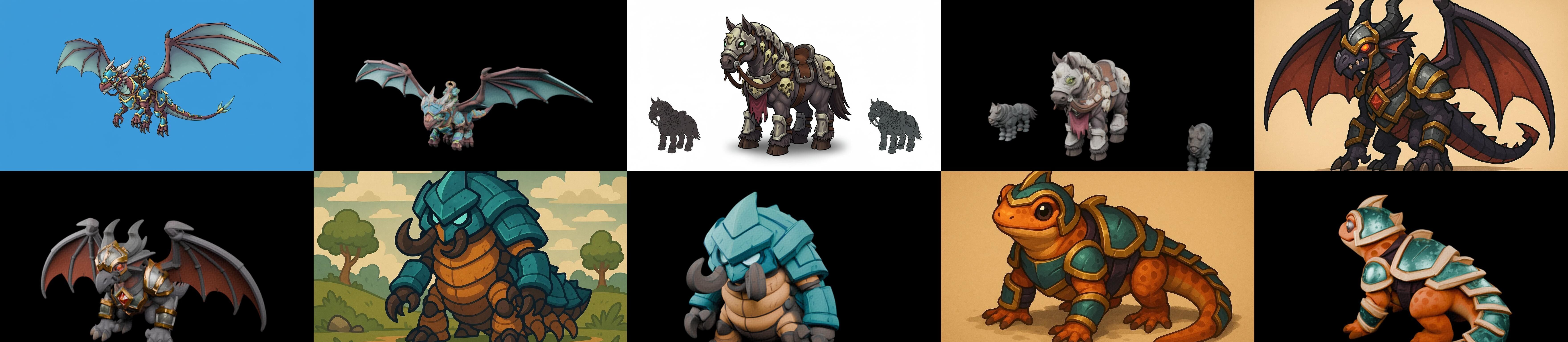 MountWorld bundle 66 pack 100 glb Low-poly 3D model_4