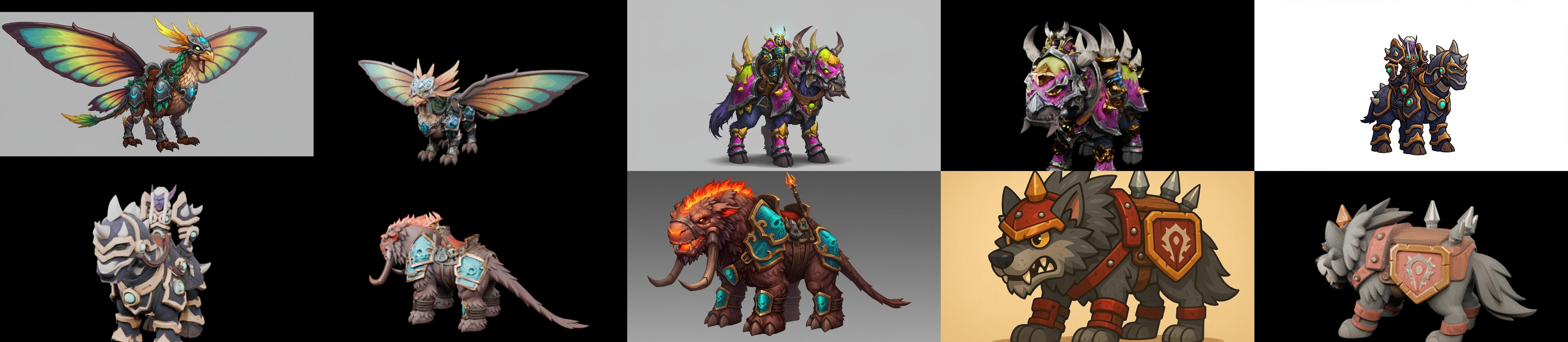 MountWorld bundle 66 pack 100 glb Low-poly 3D model_19