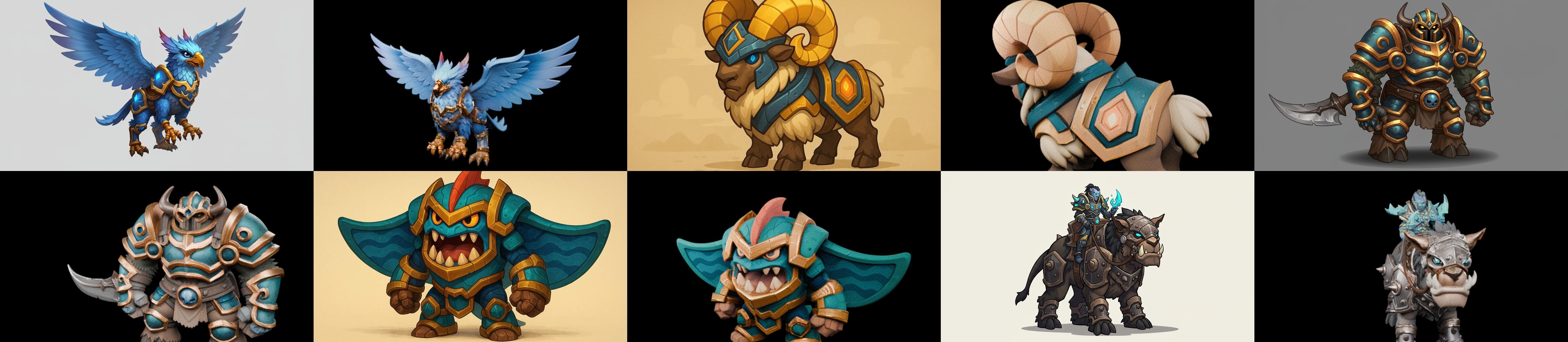 MountWorld bundle 66 pack 100 glb Low-poly 3D model_12