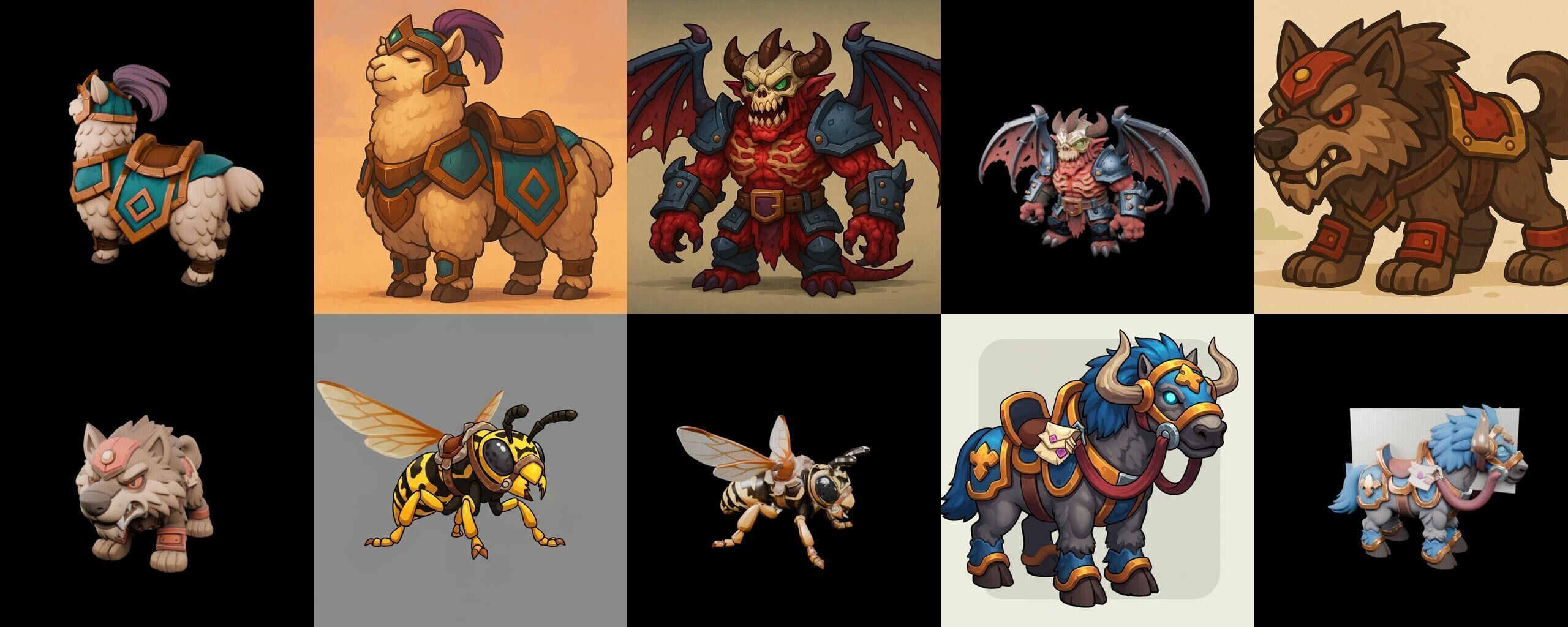 MountWorld bundle 66 pack 100 glb Low-poly 3D model_8