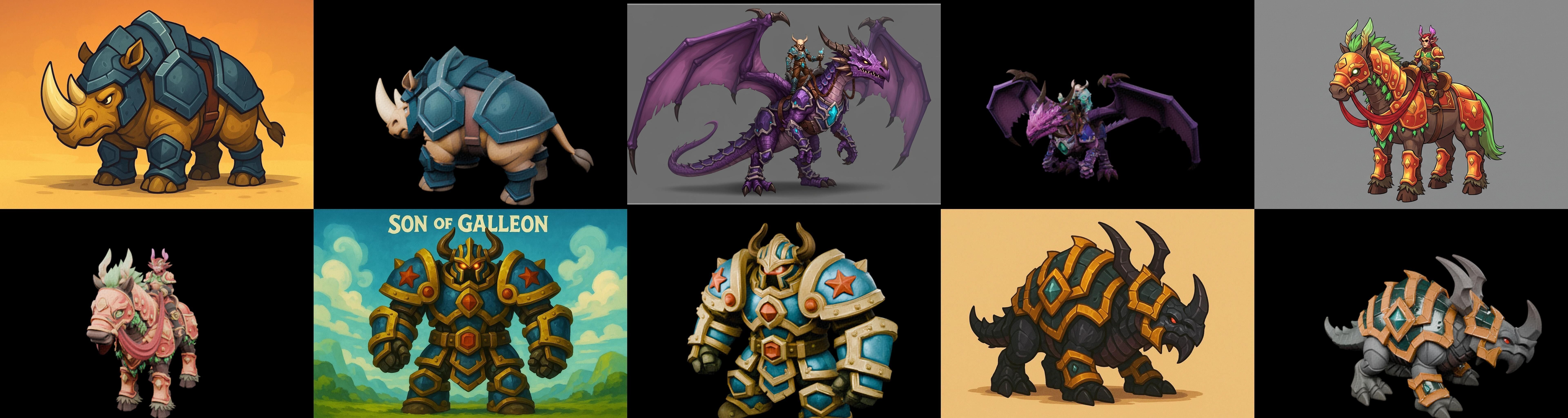 MountWorld bundle 66 pack 100 glb Low-poly 3D model_14