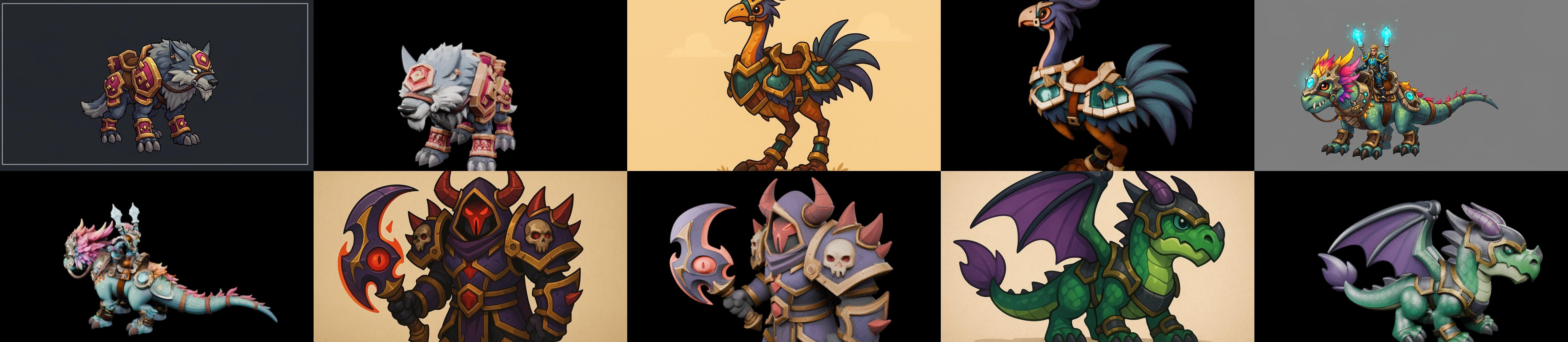 MountWorld bundle 66 pack 100 glb Low-poly 3D model_18