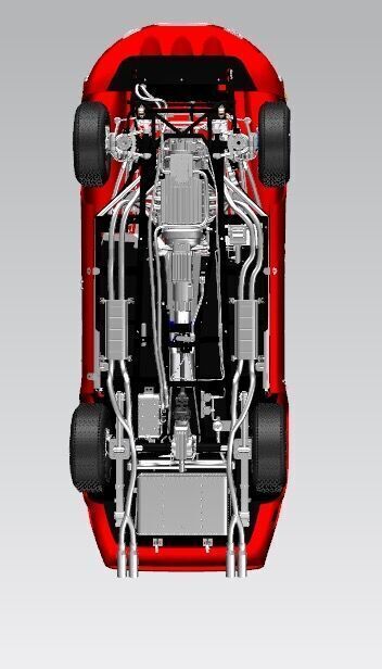 Ferrari 250 gto Classic car  3D print model_1