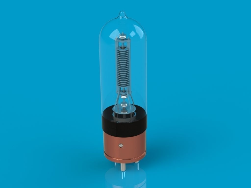 Vacuum tube 3D model