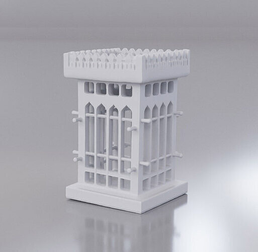 Saudi Arabia landmark 3D print model