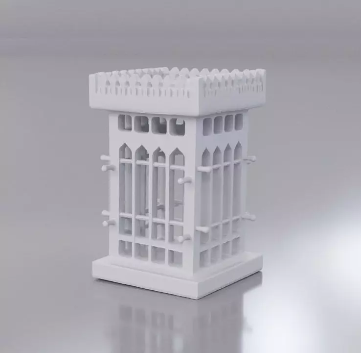 Saudi Arabia landmark 3D print model