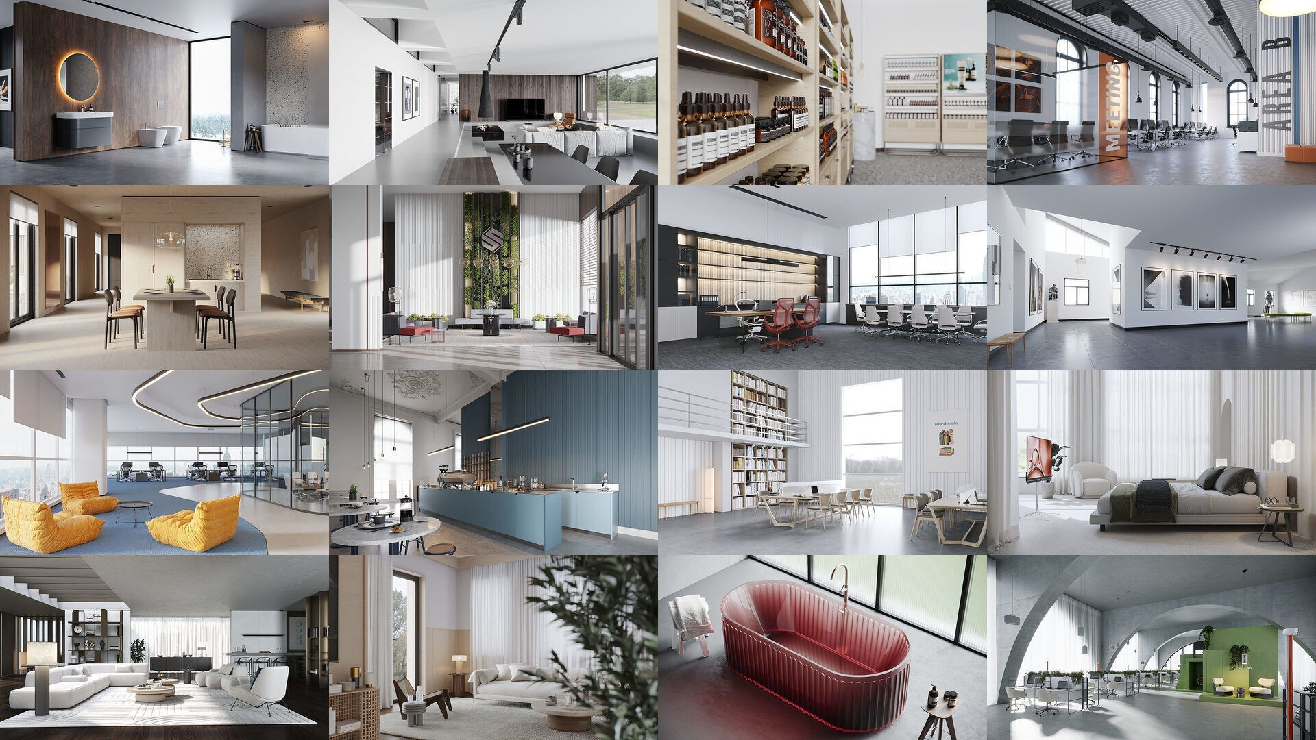 Provis3D Interior Mega Pack 3D Model Collection_1