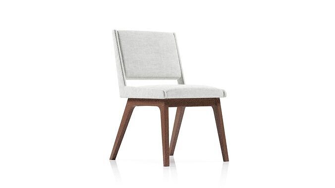 INK IVY Boomerang Dining Chair 3D model