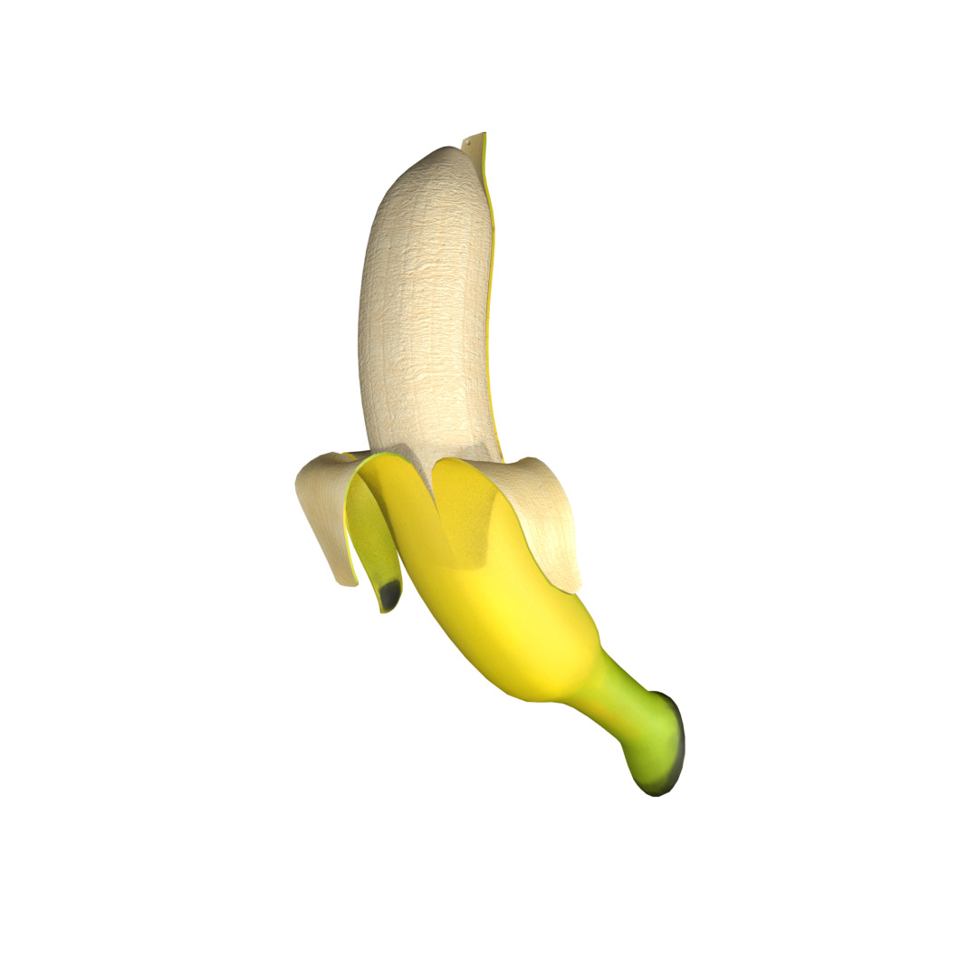 Banana Rigged and Animated 3D model_27