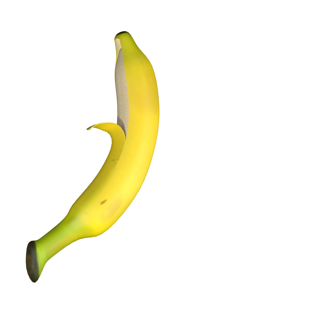 Banana Rigged and Animated 3D model_47