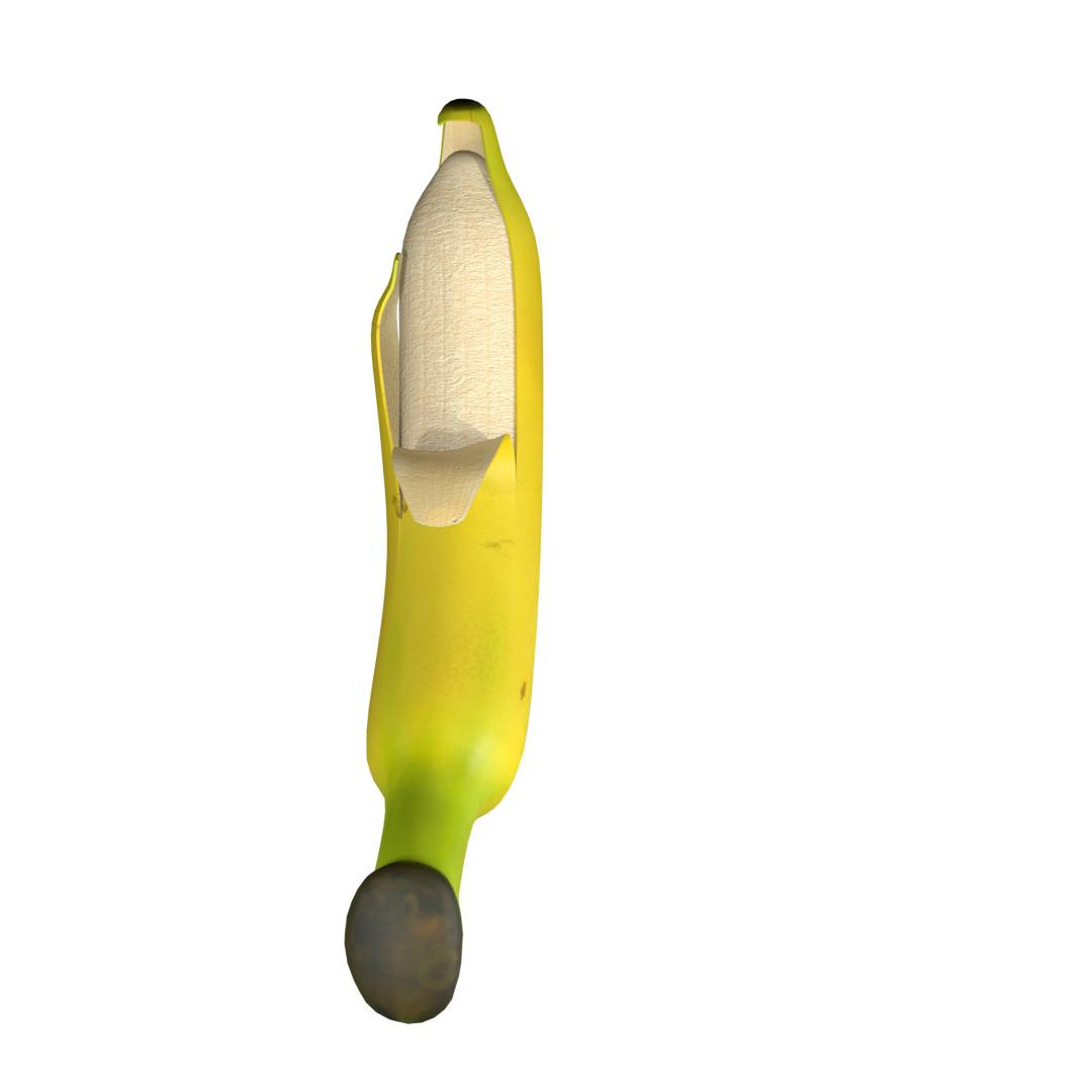 Banana Rigged and Animated 3D model_39