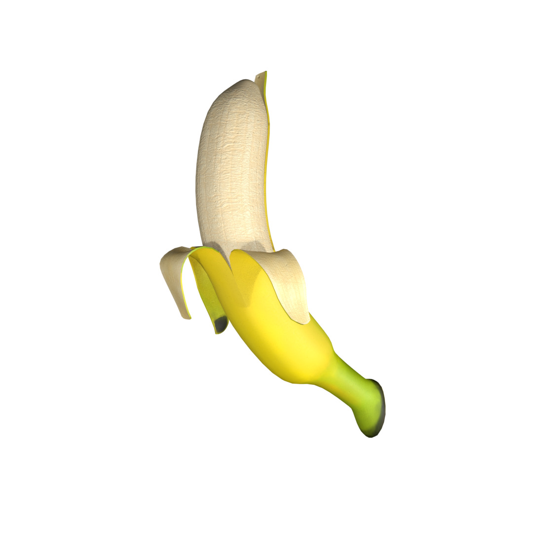 Banana Rigged and Animated 3D model_28