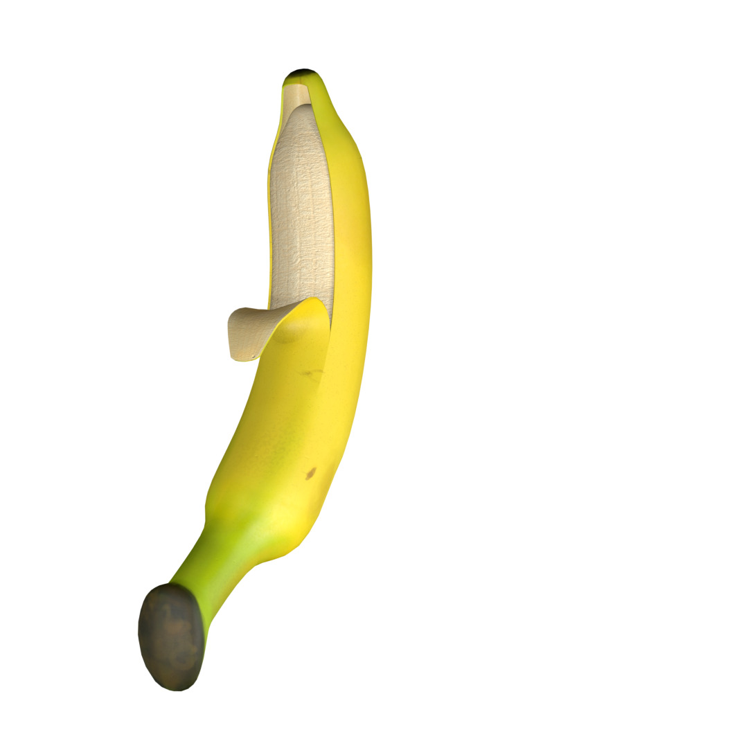 Banana Rigged and Animated 3D model_42
