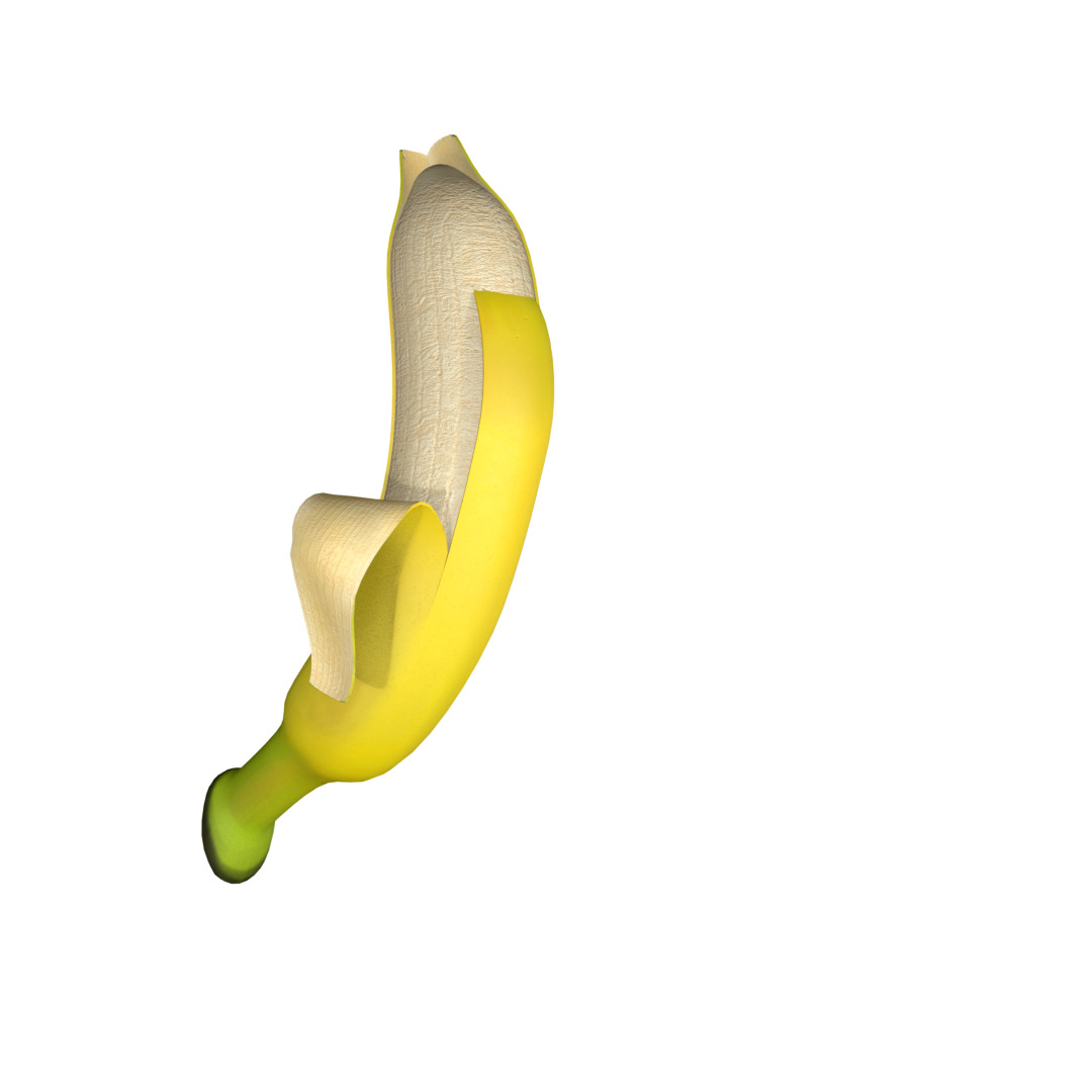 Banana Rigged and Animated 3D model_18