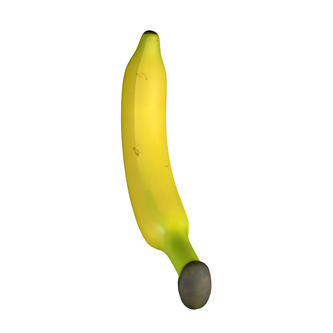 Banana Rigged and Animated 3D model_5